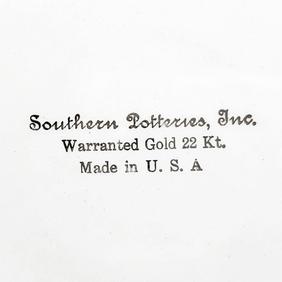 VTG Southern Potteries Dinner Plate 22 Kt Trim - Picture 3 of 3
